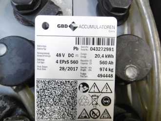 Used Forklift Truck OM XR 14 ac ELEKTRO SCHUBMASTSTAPLER (13020589)