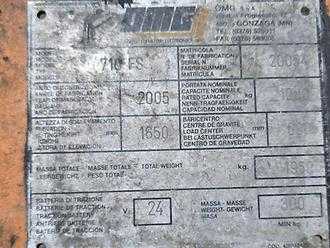 Used Forklift Truck OMG 710FS ELEKTRO HOCHHUBWAGENDEICHSEL (13023431)