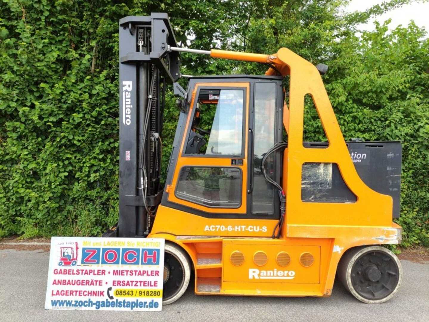 Used Forklift Truck RANIERO AC70-6-HT-CU-S ELEKTRO VIERRADFRONTSTAPLER (12806585)