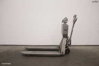 Used Forklift Truck RAVAS WIEGEHUBWAGEN HANDSEMI HANDGABELHUBWAGENMANUELL (13046748) backdrop