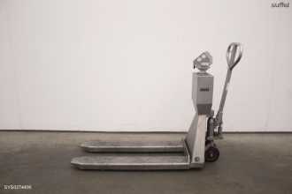 Used Forklift Truck RAVAS WIEGEHUBWAGEN HANDSEMI HANDGABELHUBWAGENMANUELL (13046749) backdrop