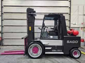 Used Forklift Truck RMF MAXEIN KSBL135G GAS VIERRADFRONTSTAPLER (13006854) backdrop