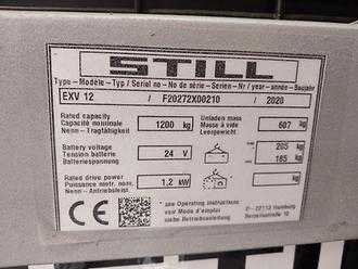 Used Forklift Truck STILL EXV 12 ELEKTRO HOCHHUBWAGENDEICHSEL (13040548)