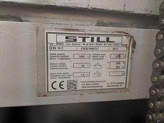 Used Forklift Truck STILL EXV 14 C ELEKTRO HOCHHUBWAGENDEICHSEL (13040814)