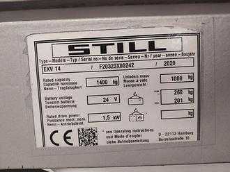 Used Forklift Truck STILL EXV 14 ELEKTRO NIEDERHUBWAGENDEICHSEL (13040819)