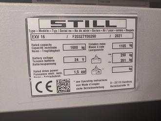 Used Forklift Truck STILL EXV 16 ELEKTRO HOCHHUBWAGENDEICHSEL (13053333)