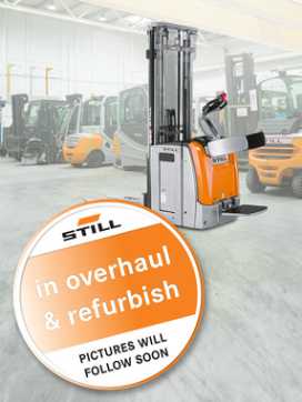 Used Forklift Truck STILL EXV-SF14LI-ION ELEKTRO HOCHHUBWAGENFAHRERSTAND (13061474) backdrop