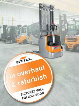 Used Forklift Truck STILL EXV14+EINBAULADEGER ELEKTRO HOCHHUBWAGENDEICHSEL (13012025) backdrop