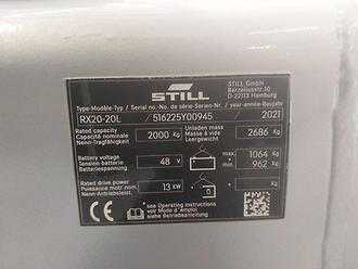 Used Forklift Truck STILL RX 20-20 ELEKTRO VIERRADFRONTSTAPLER (13053322)