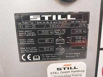 Used Forklift Truck STILL RX 60-25 ELEKTRO VIERRADFRONTSTAPLER (13053362)