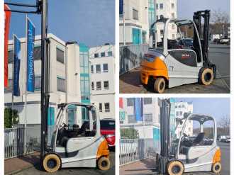 Used Forklift Truck STILL RX 60-30 L /LSP600 ELEKTRO VIERRADFRONTSTAPLER (13069835) backdrop