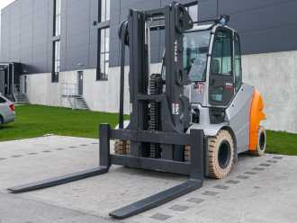 Used Forklift Truck STILL RX 60-80 ELEKTRO VIERRADFRONTSTAPLER (12947565)