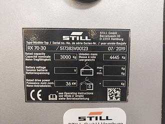 Used Forklift Truck STILL RX 70-30 DIESEL VIERRADFRONTSTAPLER (13070939)