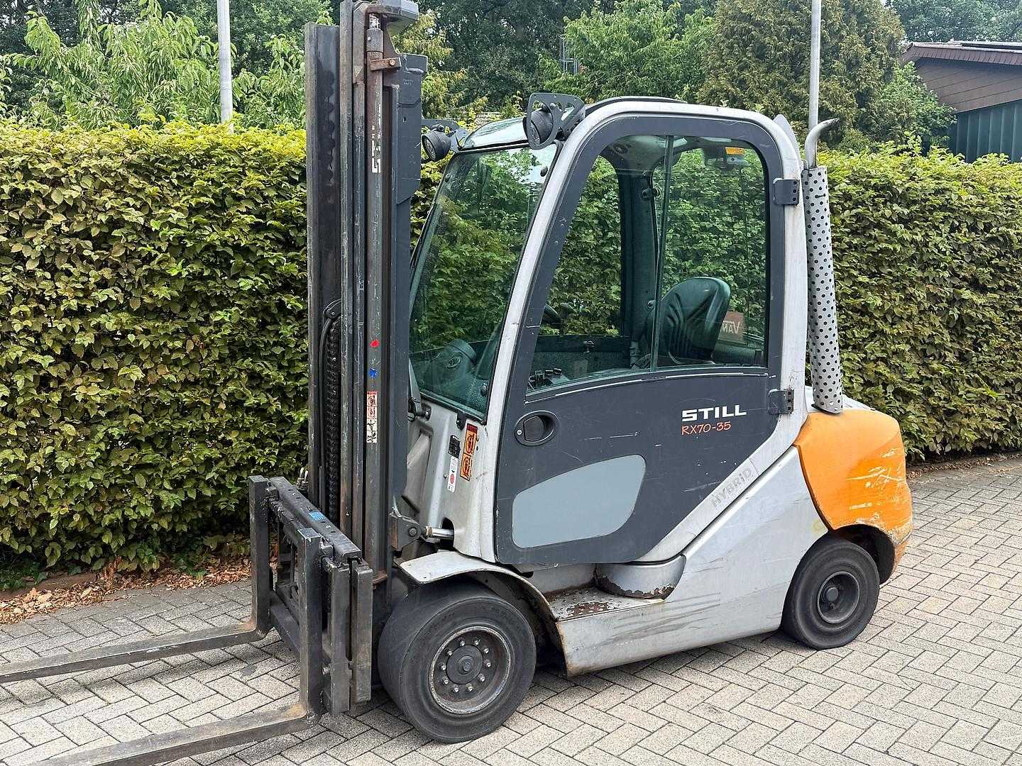 Used Forklift Truck STILL RX 70 - 35 DIESEL VIERRADFRONTSTAPLER (13062809)