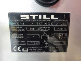 Used Forklift Truck STILL RX20-16 ELEKTRO DREIRADFRONTSTAPLER (13058380) backdrop