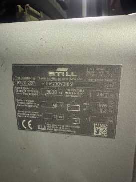 Used Forklift Truck STILL RX20-20P ELEKTRO VIERRADFRONTSTAPLER (13066573)