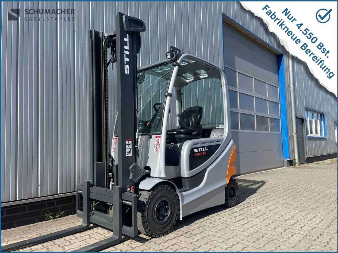 Used Forklift Truck STILL RX60-25 ELEKTRO VIERRADFRONTSTAPLER (13050179)