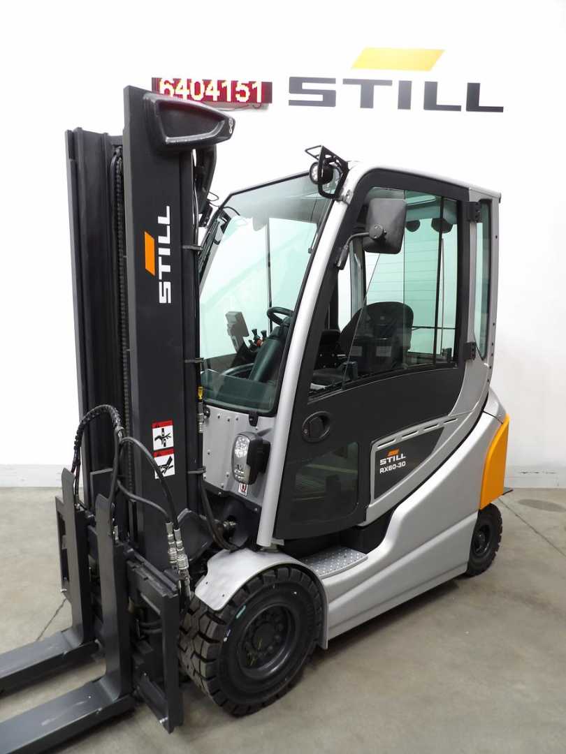 Used Forklift Truck STILL RX60-30_BATT.NEU ELEKTRO VIERRADFRONTSTAPLER (13071219)