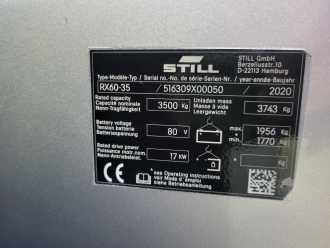 Used Forklift Truck STILL RX60-35L ELEKTRO VIERRADFRONTSTAPLER (13057013)