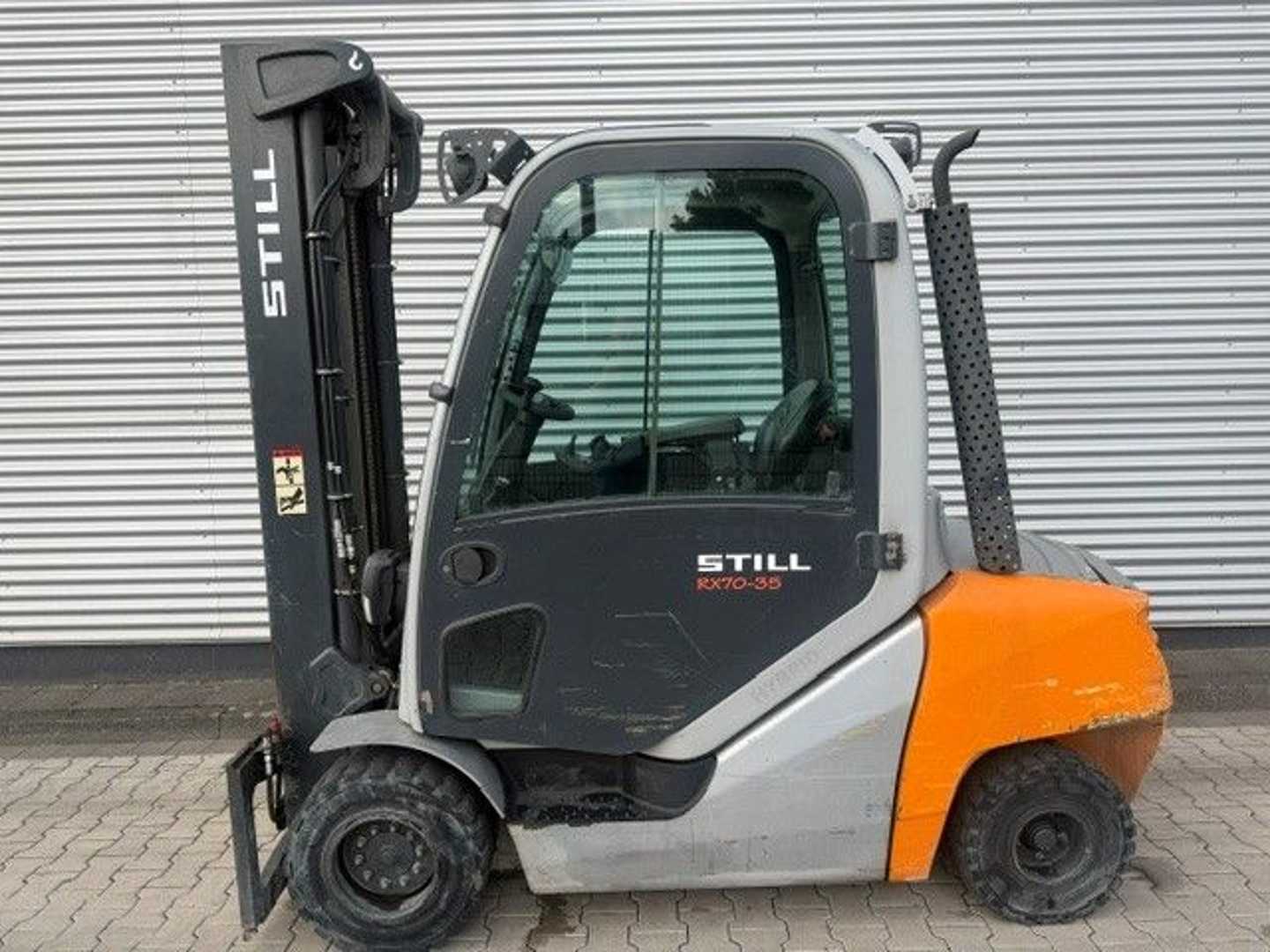 Used Forklift Truck STILL RX70-35 DIESEL VIERRADFRONTSTAPLER (13055410)