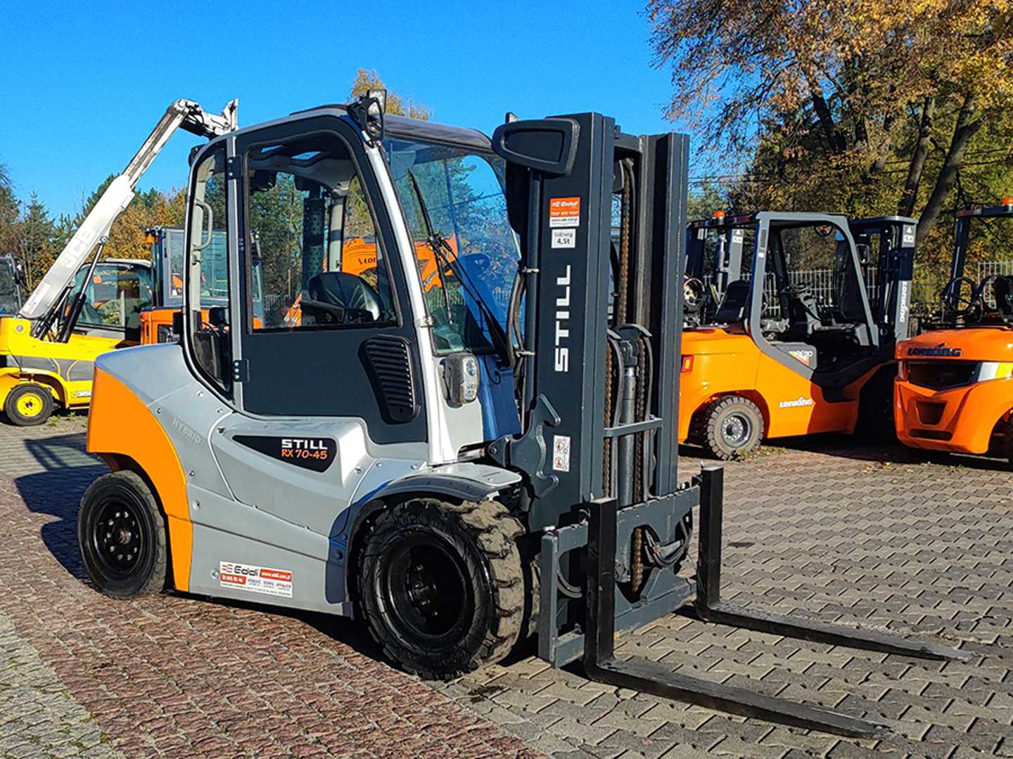 Used Forklift Truck STILL RX70-45T DIESEL VIERRADFRONTSTAPLER (13005085)