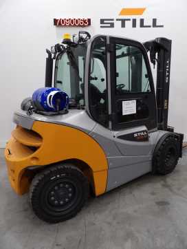 Used Forklift Truck STILL RX70-50T GAS VIERRADFRONTSTAPLER (13009479)