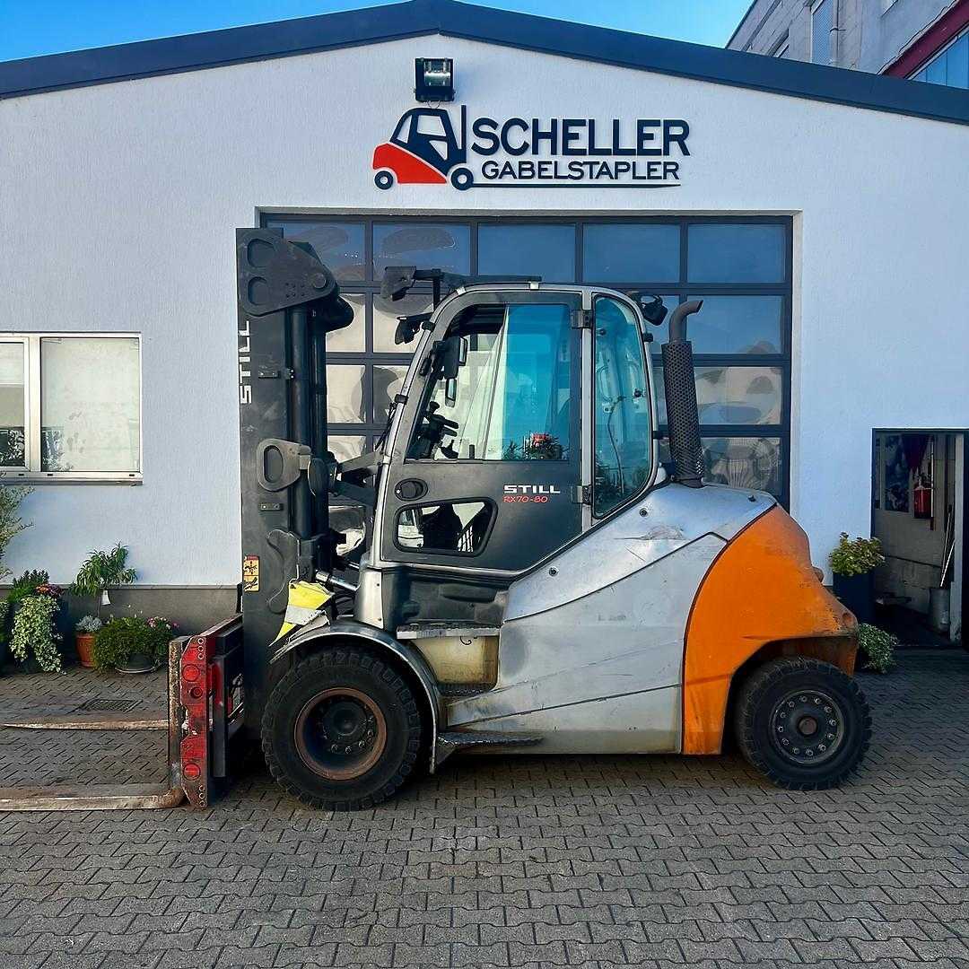 Used Forklift Truck STILL RX70-80 DIESEL VIERRADFRONTSTAPLER (13064395)