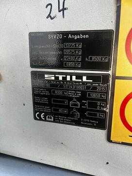 Used Forklift Truck STILL RX70-80 DIESEL VIERRADFRONTSTAPLER (13064395)