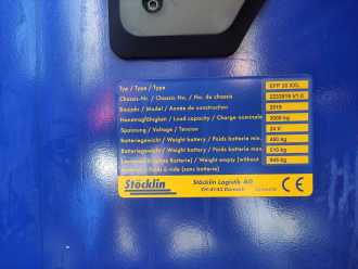 Used Forklift Truck STOECKLIN EFP30XXL ELEKTRO NIEDERHUBWAGENDEICHSEL (12979979)