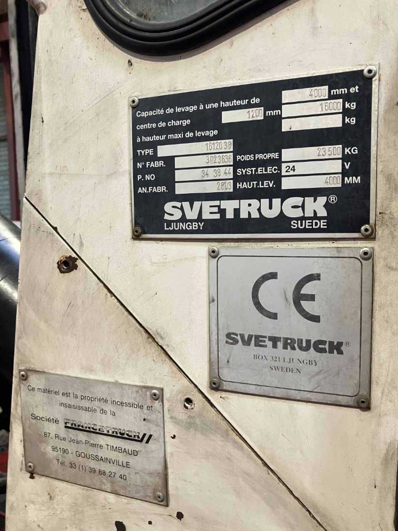 Used Forklift Truck SVETRUCK 1612038 DIESEL VIERRADFRONTSTAPLER (13037918)