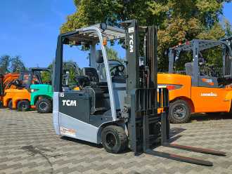 Used Forklift Truck TCM AG1N1L16H ELEKTRO DREIRADFRONTSTAPLER (13005397) backdrop