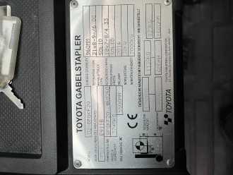 Used Forklift Truck TOYOTA 02-8 FGKF20 GAS VIERRADFRONTSTAPLER (13016550)
