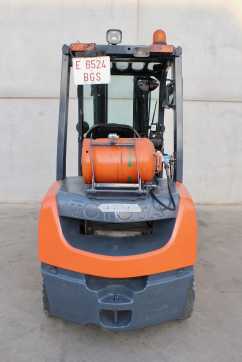Used Forklift Truck TOYOTA 02-8FGF30 MATRICULADA GAS VIERRADFRONTSTAPLER (13034340)