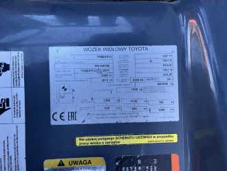 Used Forklift Truck TOYOTA 7FBEST13 ELEKTRO DREIRADFRONTSTAPLER (13075659)