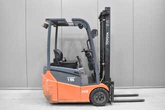 Used Forklift Truck TOYOTA 7FBEST15 /57623/ ELEKTRO DREIRADFRONTSTAPLER (13039944)