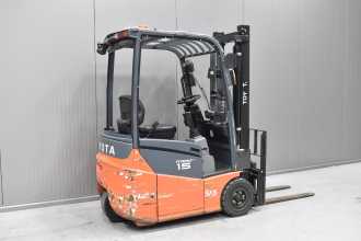 Used Forklift Truck TOYOTA 7FBEST15 /57763/ ELEKTRO DREIRADFRONTSTAPLER (13043738)