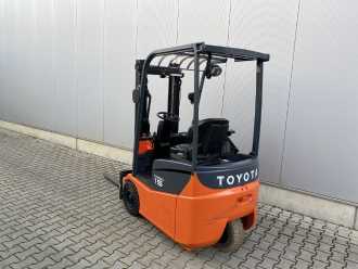 Used Forklift Truck TOYOTA 7FBEST15 ELEKTRO DREIRADFRONTSTAPLER (12776823) backdrop