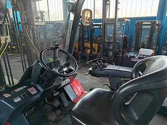 Used Forklift Truck TOYOTA 7FBMF40 ELEKTRO VIERRADFRONTSTAPLER (12945689)