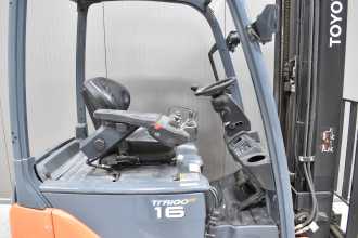 Used Forklift Truck TOYOTA 8FBE16T /58652/ ELEKTRO DREIRADFRONTSTAPLER (13067666)