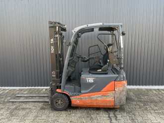 Used Forklift Truck TOYOTA 8FBE16T ELEKTRO DREIRADFRONTSTAPLER (12989538)