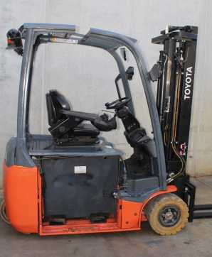 Used Forklift Truck TOYOTA 8FBE16T ELEKTRO DREIRADFRONTSTAPLER (13065188)