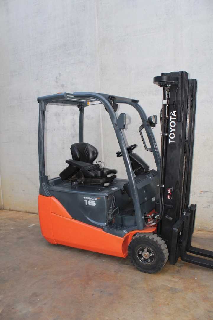 Used Forklift Truck TOYOTA 8FBE16T ELEKTRO DREIRADFRONTSTAPLER (13065193)