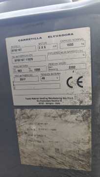 Used Forklift Truck TOYOTA 8FBE16T ELEKTRO DREIRADFRONTSTAPLER (13065193)