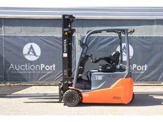 Used Forklift Truck TOYOTA 8FBE16T ELEKTRO VIERRADFRONTSTAPLER (13063411)