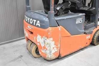 Used Forklift Truck TOYOTA 8FBE20T /57243/ ELEKTRO DREIRADFRONTSTAPLER (13032039)