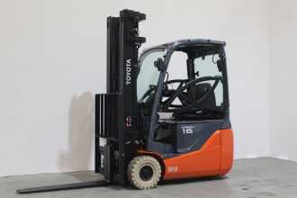 Used Forklift Truck TOYOTA 8FBEK16T *sofort verfügbar* ELEKTRO DREIRADFRONTSTAPLER (13063058) backdrop