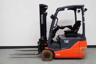 Used Forklift Truck TOYOTA 8FBEK16T *sofort verfügbar* ELEKTRO DREIRADFRONTSTAPLER (13069823) backdrop