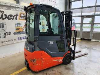 Used Forklift Truck TOYOTA 8FBET15 / Batterie 07/2023 / HH: 4.3m! / 2.849h ELEKTRO VIERRADFRONTSTAPLER (13024734)