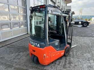 Used Forklift Truck TOYOTA 8FBET15 / Triplex: 4.30m / nur 1.187h! / SS ELEKTRO VIERRADFRONTSTAPLER (13024801)