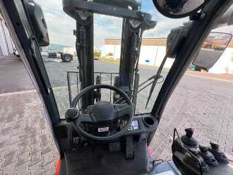 Used Forklift Truck TOYOTA 8FBET15 / Triplex: 4.30m / nur 1.187h! / SS ELEKTRO VIERRADFRONTSTAPLER (13024801)